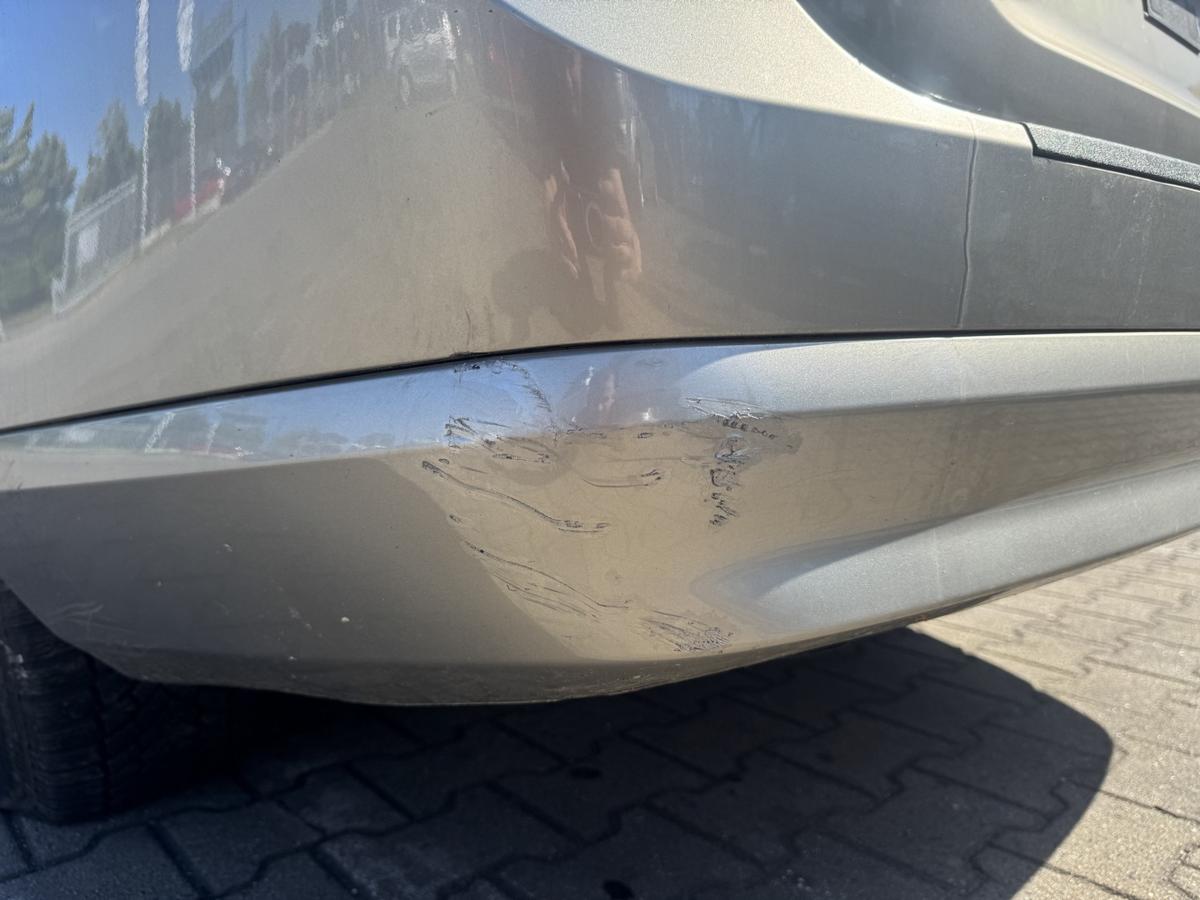 Volvo V70 3 original Stossf&auml;nger Sto&szlig;stange hinten 484 Seashell Metallic Bj.2009